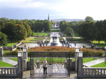 Vigeland Park in Oslo Norway
